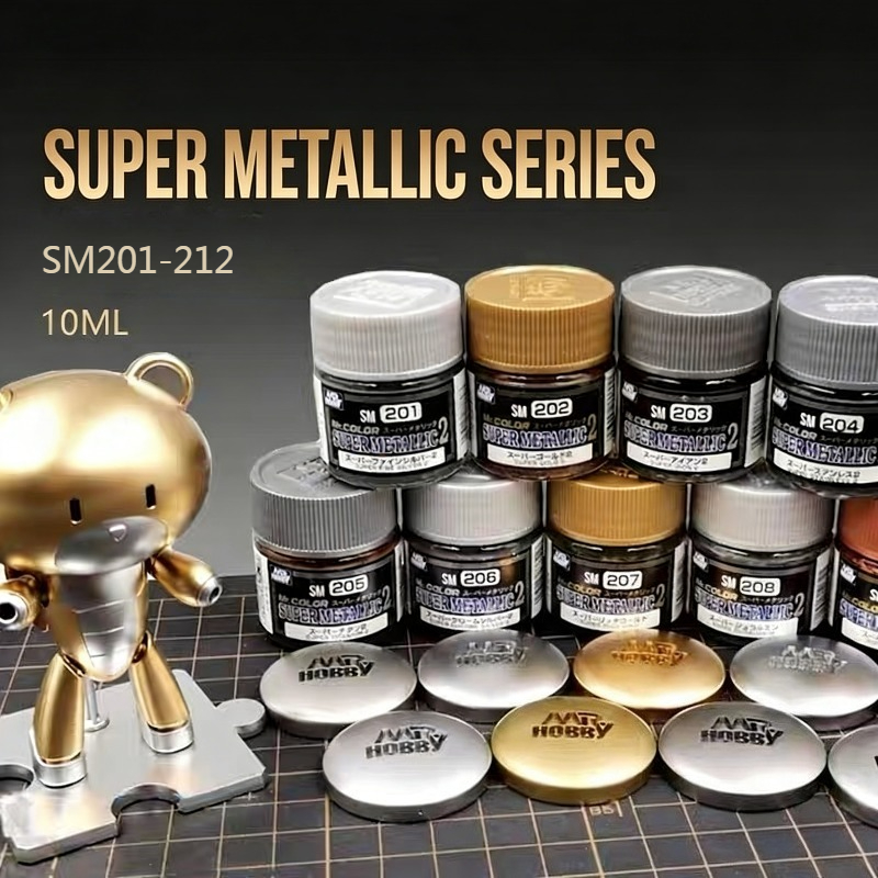 Tamiya Model Paint Set - Peinture à l'huile métallique à effet