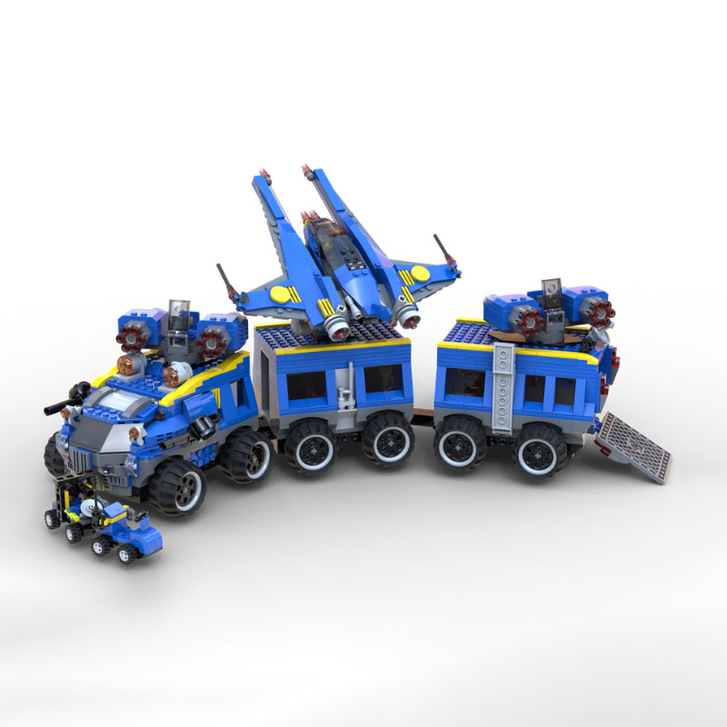 Kids Definition Of Education - 1379 pièces MOC Earth Defense HQ-édition