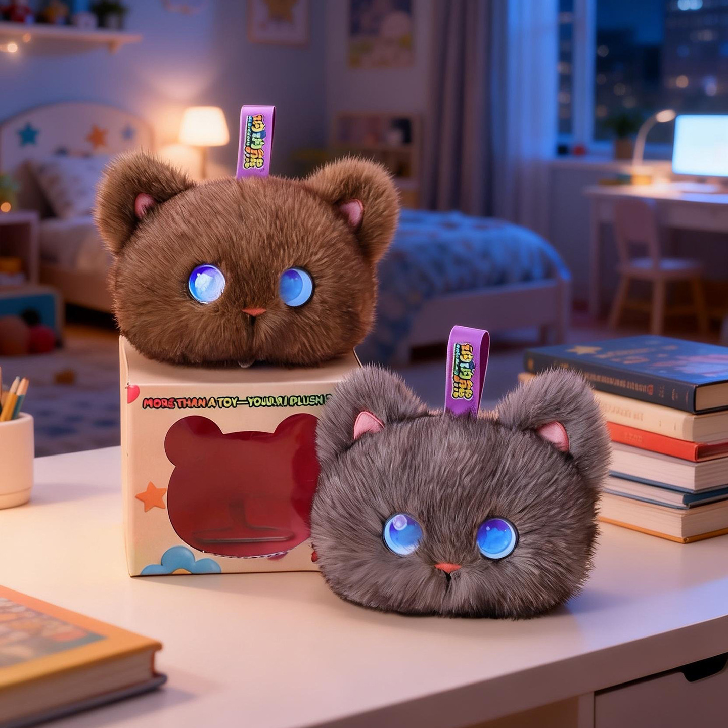 Kids Education Toy - Jouet en peluche pour chat interactif