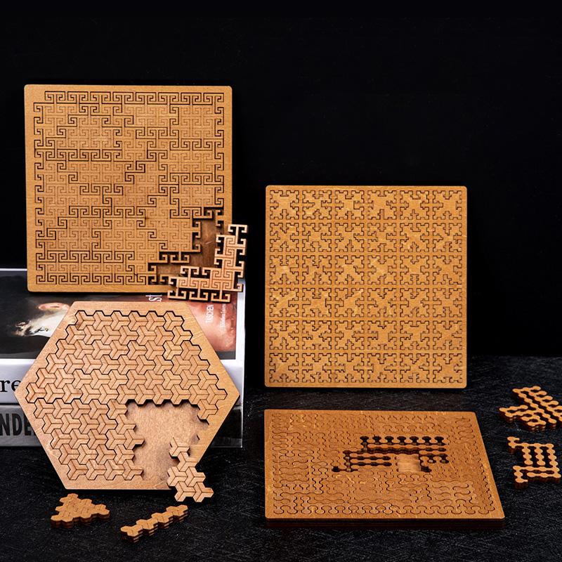 Brain Teaser Cube - Puzzle Impossible en bois IQ pour