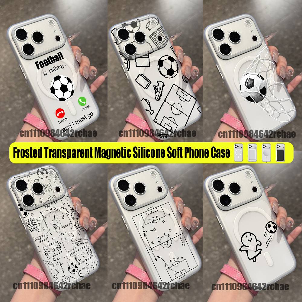 Magnetic Letter Board - Coque de téléphone transparente sans fil