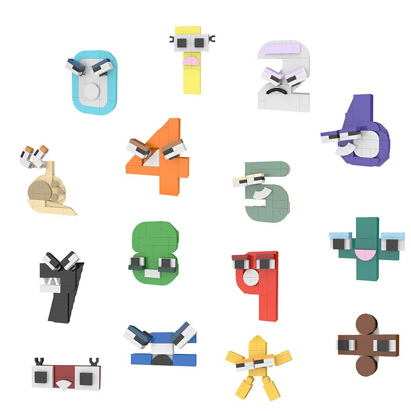 Kids Education Alphabet Numbers - Créatif MOC numéro Lore Alphabet dessin