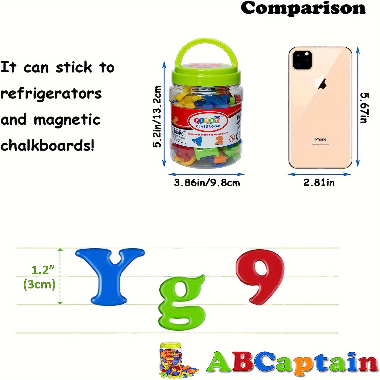 78 pièces lettres magnétiques  - Kids Education Alphabet Numbers avis et prix