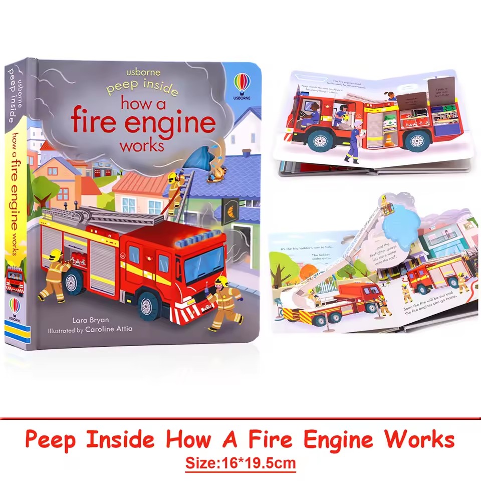 Usborne Peep Inside How A Fire - Kid Education avis et prix