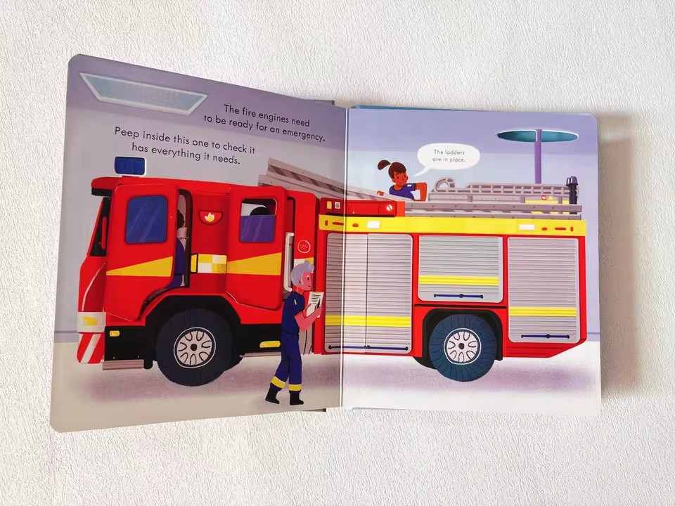 Usborne Peep Inside How A Fire - Kid Education avis et prix