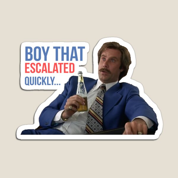 Anchorman Will Ferrell Boy Tha - Magnetic Letter Board avis et prix