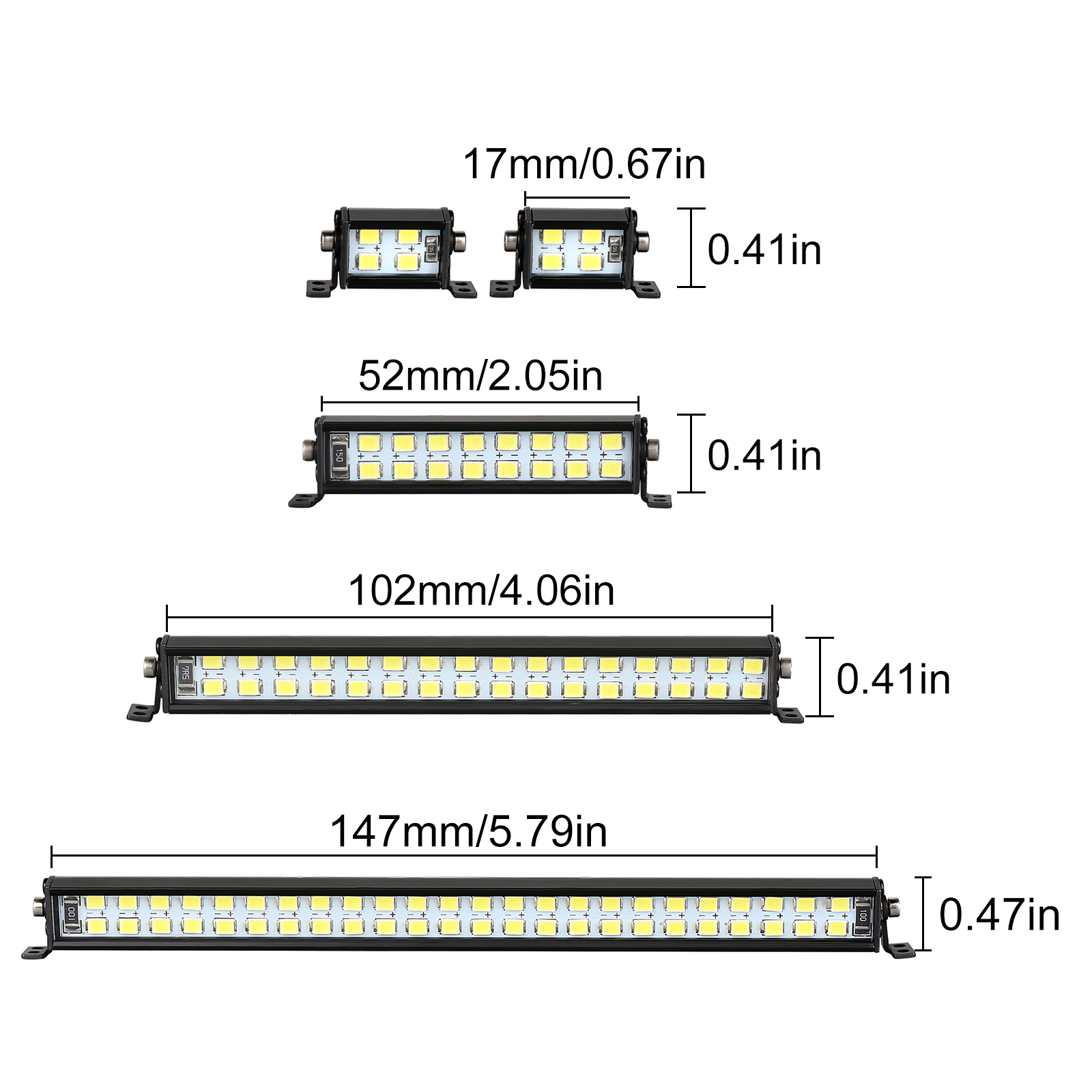 INJORA barre lumineuse 17/52/1 - Tamiya Model Rc Car avis et prix