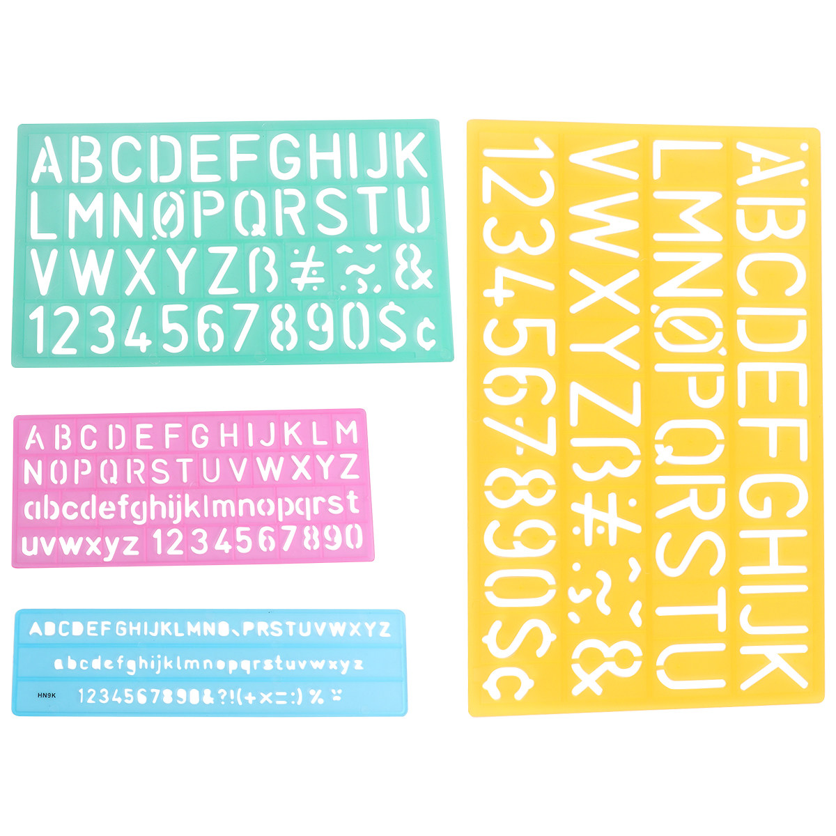 4 pièces de règles en plastiqu - Kids Education Alphabet Numbers avis et prix