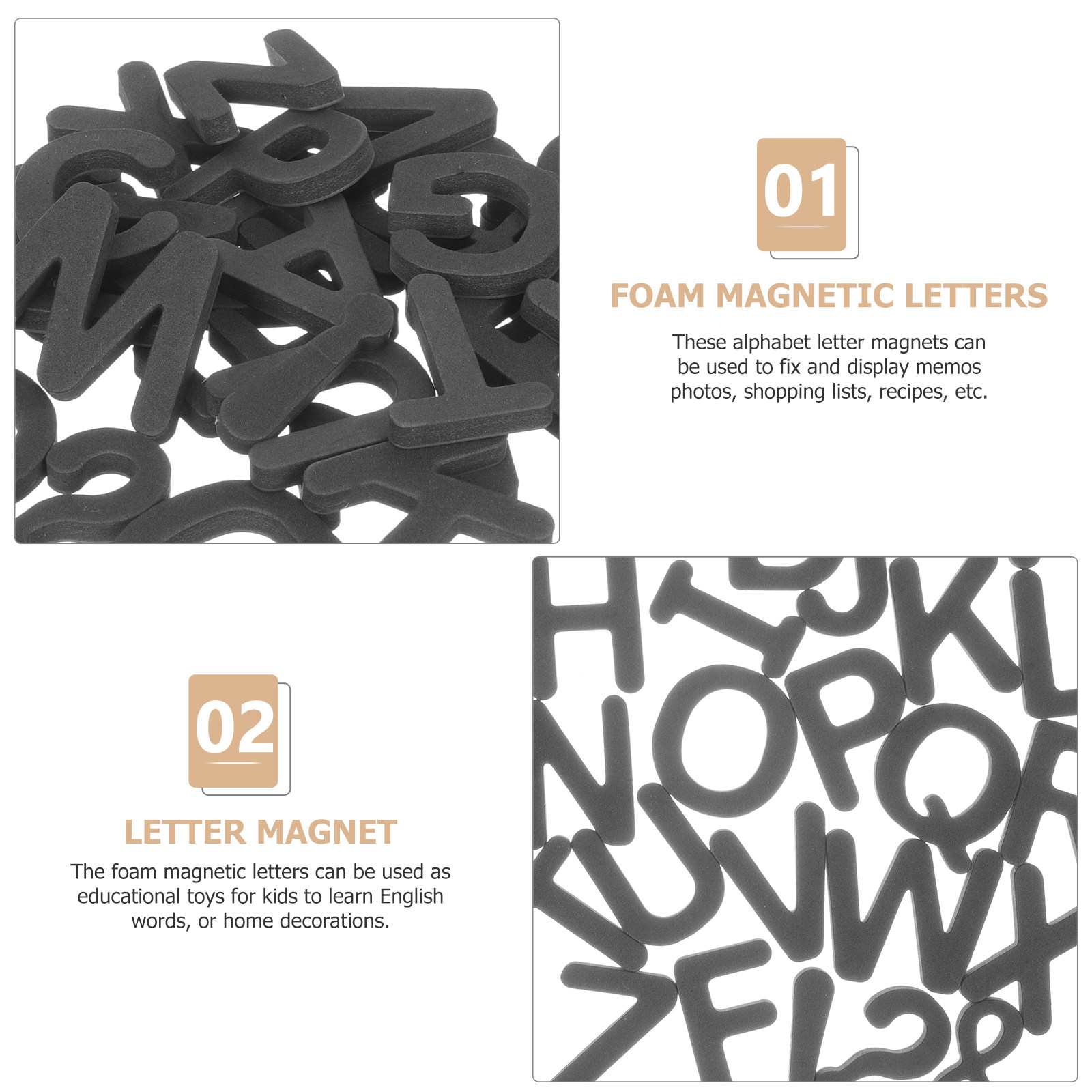 Grandes lettres magnétiques po - Magnetic Letter Board avis et prix