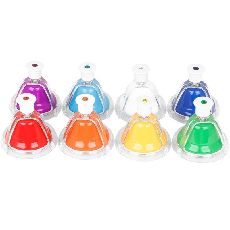 Ensemble cloches à main coloré - Kids Education Desk avis et prix