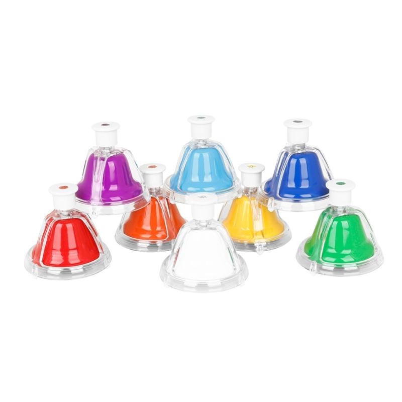 Ensemble cloches à main coloré - Kids Education Desk avis et prix