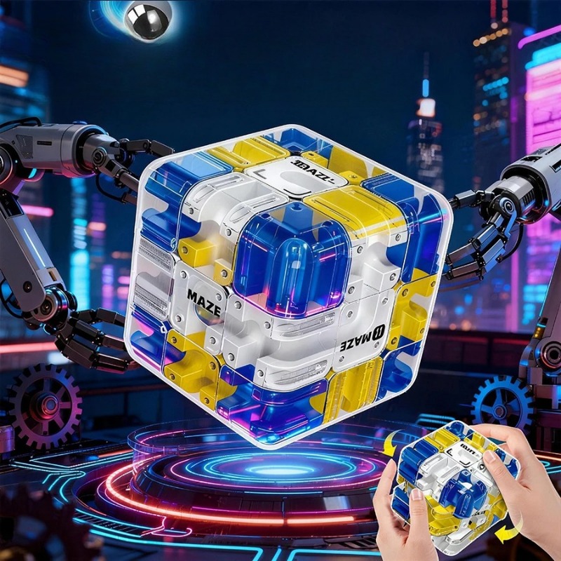 1-10 PIÈCES Cube de labyrinthe - Brain Teaser Cube avis et prix