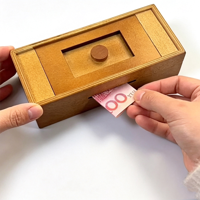 Boîte à puzzle en bois avec co - Brain Teaser Cube avis et prix
